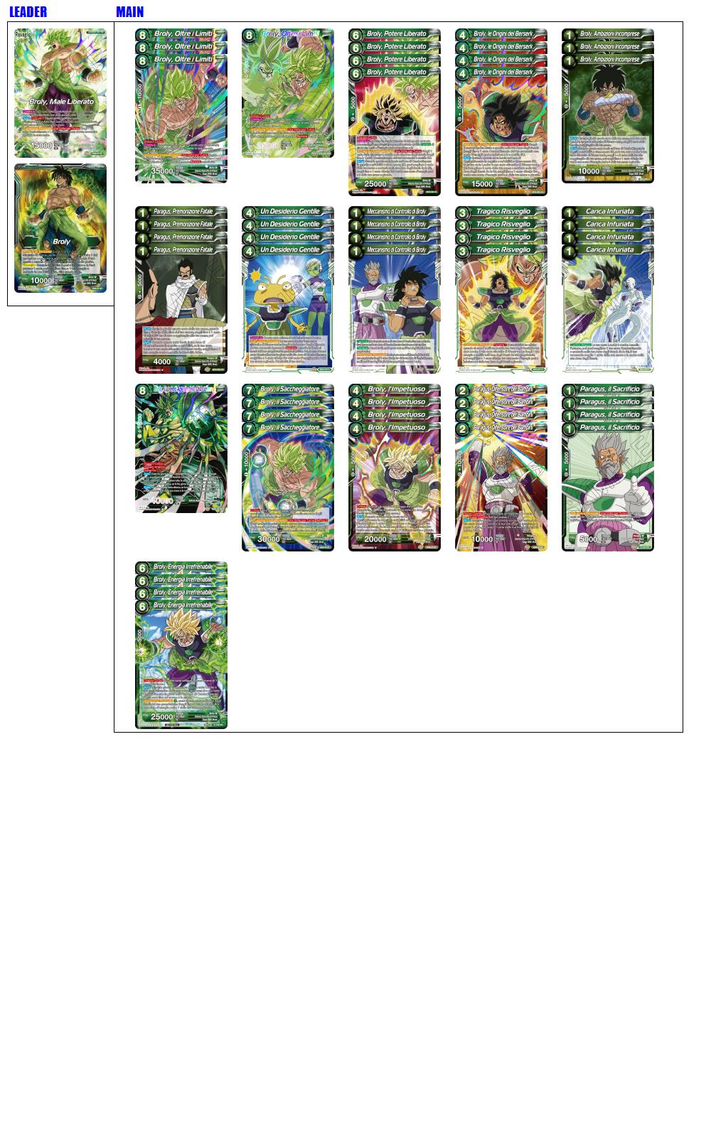 Deck broly br incula cazzi